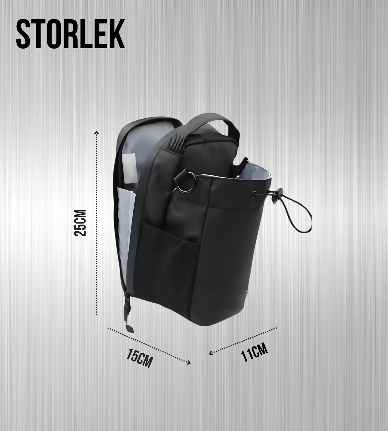 Magbag pro - Magnetisk Gymorganisator med Flask & Accessoarfack