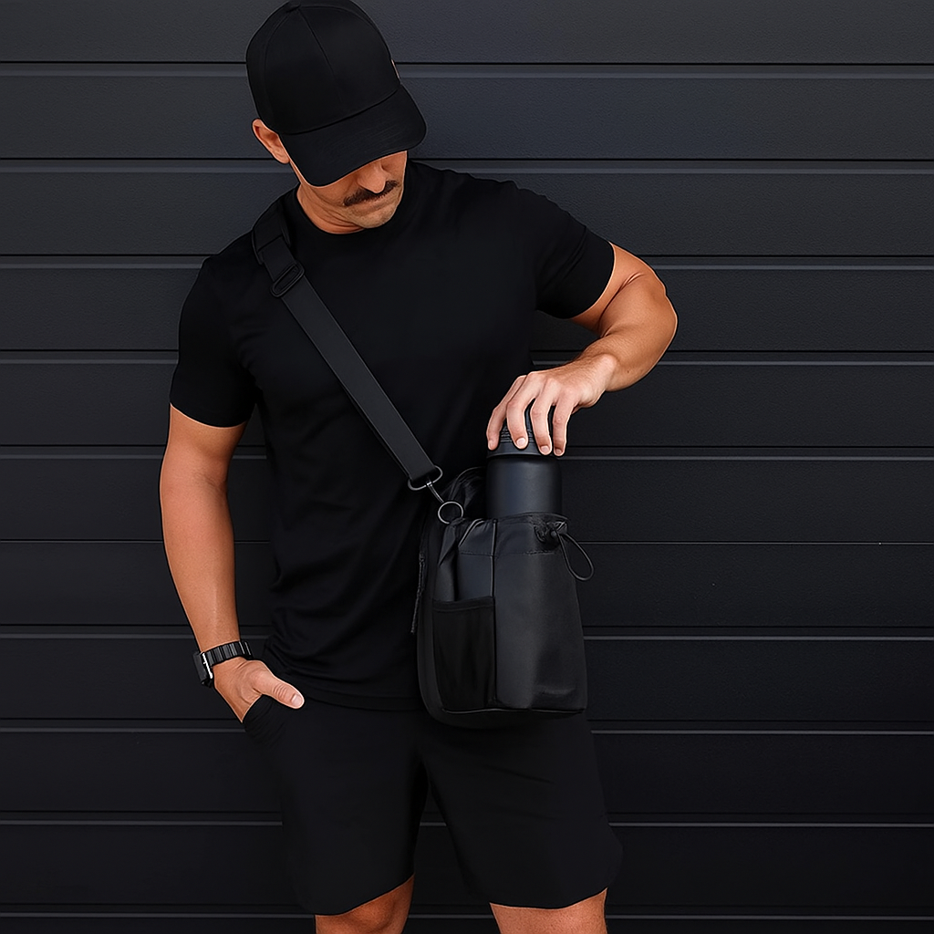 Magbag pro - Magnetisk Gymorganisator med Flask & Accessoarfack